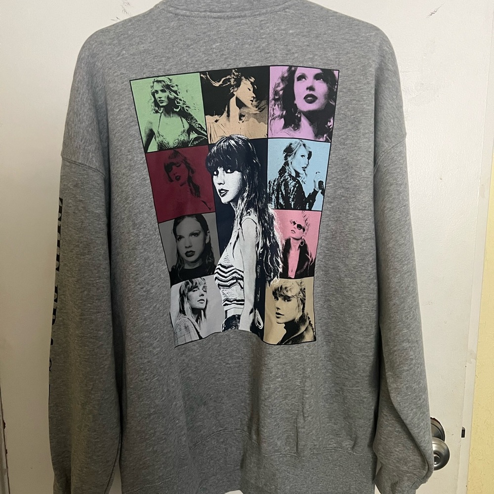 Official Taylor Swift Merch- Gray Sweater size Medium